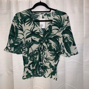 H&M Palm Tree Shirt